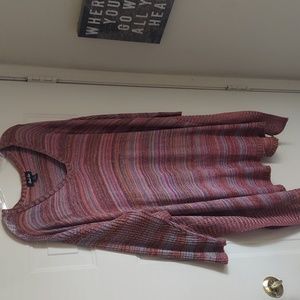 Sweater with high side slits 2X